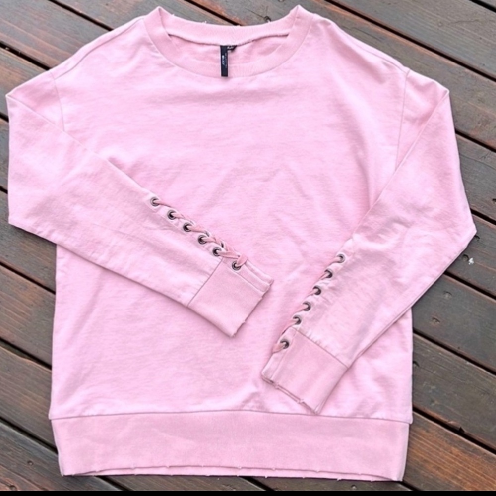 NWOT- Joe Jeans Miaya Lace Up Pullover